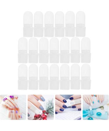 Housoutil 60 Pcs Nail Case Finger Nail Protector Skincare Tool Stickers for Adults Nail Tools for Nail Art Nail Tip Protector Polish Shield Protector Plastic Protective Case Manicure White 4x2cmx2pcs Whitex2pcs - Buy Online on GoSupps.com