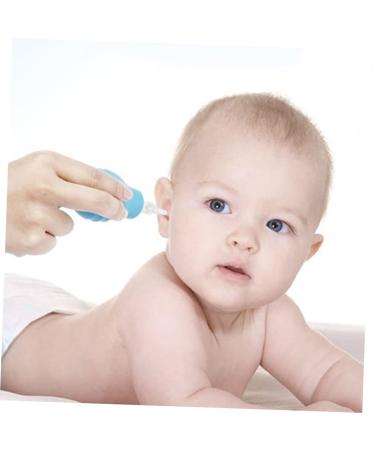 GAFOKI Baby Nose Aspirator & Suction Bowls Set - Ear Wax Remover & Snot Cleaner for Toddlers - Blue Clear & Easy Clean - TPE Material - Buy Online on GoSupps.com