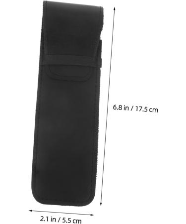 Fomiyes 4-Piece Razor Storage Set | Portable Leather Razor Carrier & Covers | Ideal for Barbers & Travel - Buy Online on GoSupps.com