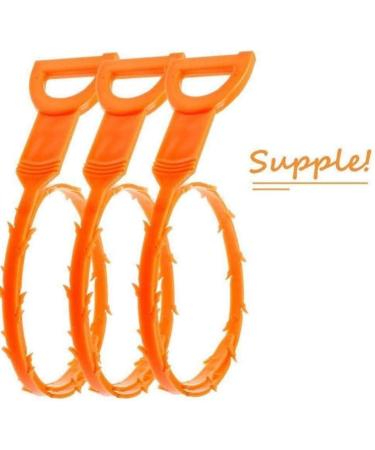 51cm Reusable Sink Pipe Cleaner - Effective Hair Removal Tool for Kitchen & Bathroom Drains - Buy Online on GoSupps.com