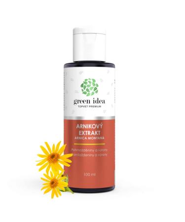 green idea green idea - Arnica Montana Herb Extract - Sports Massage - For Bruises and Sprains - Bruises - Hair Strengthening - Muscle Relaxation - Natural - With Menthol 100 ml