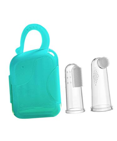 Hoement 1 set finger toothbrush set for children finger toothbrush pets finger toothbrush fingers toothbrushes for babies finger teeth finger toothbrush toddler finger tooth brushes