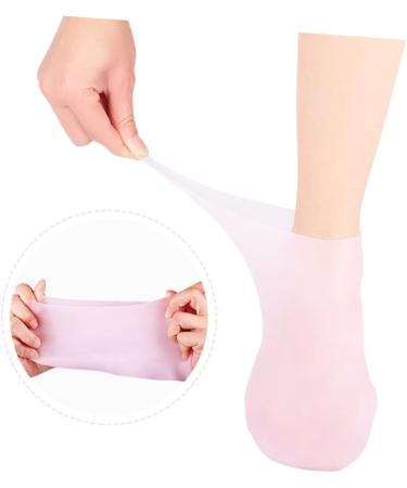 FRCOLOR 3 Pairs Sock Foot Moisturizer for Dry Feet Humidor Gel Skin Soles Gel Booties Dry-Proof Skin Protect Soles Heel Booties for Women Pink Essential Oil Sebs Spa Women's - Buy Online on GoSupps.com