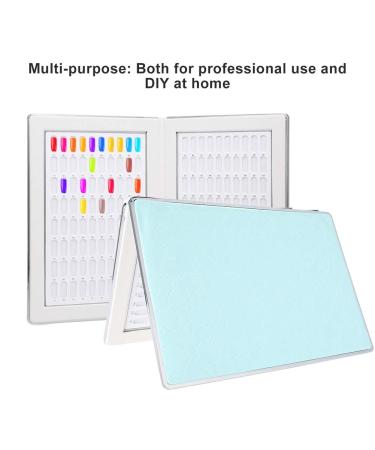 Nail Gel Color Card - Nail Polish Display Book for Art Schools & Enthusiasts | Easy-to-Wear Nail Accessories in Blue - Buy Online on GoSupps.com