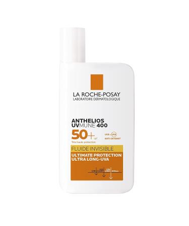 La Roche-Posay Anthelios UVmune 400 Invisible Fluid SPF50+ 50ml SPF 50+ 50 ml (Pack of 1)