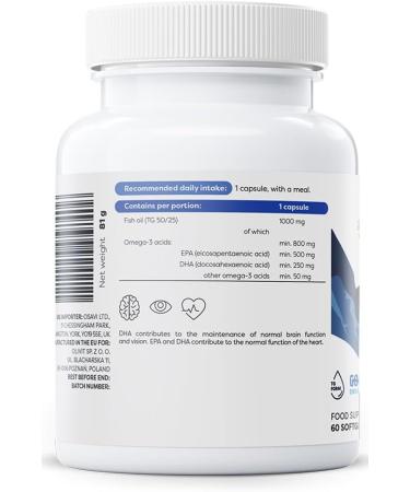 Osavi Super Strong Omega 3 500 EPA / 250 DHA - 60 softgels - Buy Online on GoSupps.com