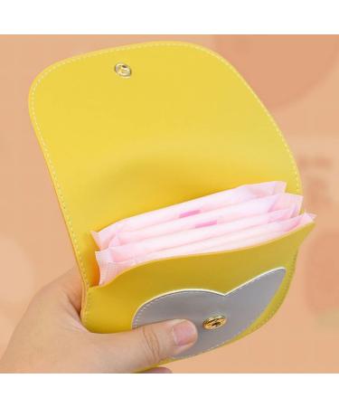 Lurrose Yellow Feminine Menstrual Kit with Convenient Bags - Portable and Wear-Resistant - Buy Online on GoSupps.com