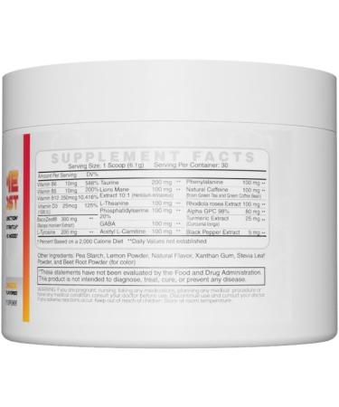 Nootro-Prime Nootropic Brain Supplement Powder - Lion’s Mane & Alpha GPC for Focus & Memory - Strawberry Lemonade (184g - Buy Online on GoSupps.com