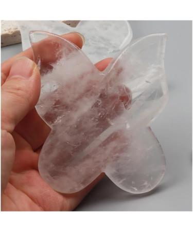 Rock Quartz Butterfly Gua Sha Tool | Black Jade Crystal Face & Body Massager - Shop Internationally - Buy Online on GoSupps.com