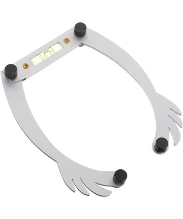 Beavorty 3pcs white outfit eye brow shaping kit eyebrow ruler mapping eyebrow line aluminum alloy - Buy Online on GoSupps.com