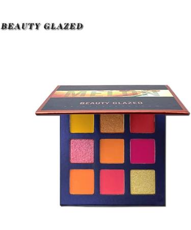 9 Colors Eyeshadow Matte Shimmer Glitter Eye Shadow Palette Natural Waterproof Long Lasting Pigmented Eyeshadow Powder Cosmetics (#G) - Buy Online on GoSupps.com