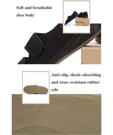 Plantar Fasciitis Shoes for Men | Adjustable Orthopedic Slippers for Diabetic & Elderly | Arthritis & Swollen Feet Relief - Buy Online on GoSupps.com