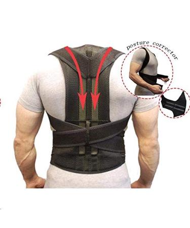 Adjustable Shoulder Back Brace Belt Posture Corrector Clavicle Spine Lumbar Posture Correction Brace (Color : 03 Size : XXL) favorite gift lofty ambition - Buy Online on GoSupps.com