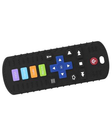 Silicone TV Control Teething Toy for Toddlers - Wear Resistant Baby Shower Gift (Black) - Buy Online on GoSupps.com