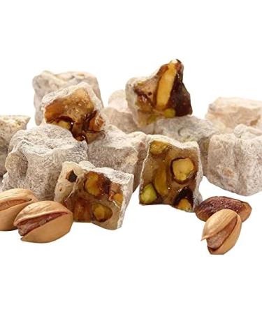 Authentic Turkish Delight with Gift Box- Luxury Exotic Flavours - No Artificial Colorant -Handcrafted in Turkey Vegan & Gluten-Free Luxury Turkish Delight with Pistachio 400g - Buy Online on GoSupps.com