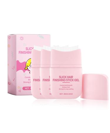 Children's Hair Gel Children's Styling Gel Pomade Stick 80 Ml Hair Styling Product Broken Hair Finishing Cream Children's Hair Wax Children's Modeling Cream Gel (80g 3pc)