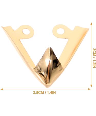 CALLARON Metal Shoes Protector 3 Pairs Pointed Toe Caps for High Heels | Elegant Tip Covers & Pumps Decoration | Durable Shoe Repair Charms - Buy Online on GoSupps.com
