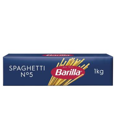 G n rique Barilla Spaghetti Pasta No. 5 1 kg 1 kg Pack of 4 Sold as a Set