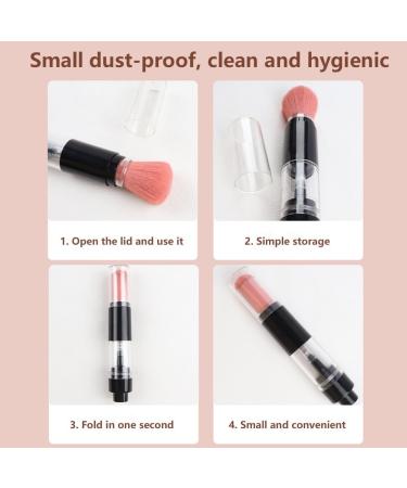 Loose Powder Makeup Brush Spray Applicator Lightweight Protective Lid Press Type - Buy Online on GoSupps.com