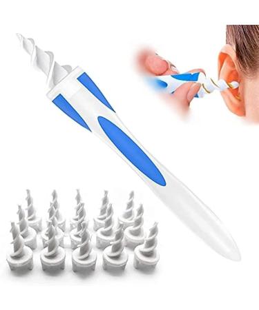 Earwax Remover-Spiral Ear Wax Removal Tool Reusable Earwax Removal Kit Safe Ear Cleaner with 16 Pcs Soft and Flexible Replaceme-i6