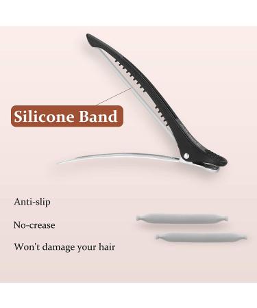 Buy Aimike 12PC Professional Hair Clips - Non-Slip Silicone Hairdressing Clamps for Thick & Thin Hair - No-Trace Design - International Shipping - Buy Online on GoSupps.com