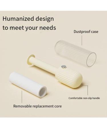 Compact Lint Roller - 30 Sheets Portable Pet Hair Remover for Clothes & Furniture - Travel Essential (Pink - Buy Online on GoSupps.com