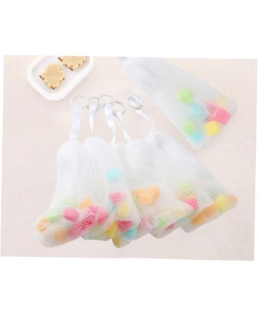 FRCOLOR 5pcs Mesh Soap Bags | Travel Soap Holder & Saver | Cellophane Pouch for Shower & Cleaning | 8x24cm - Buy Online on GoSupps.com