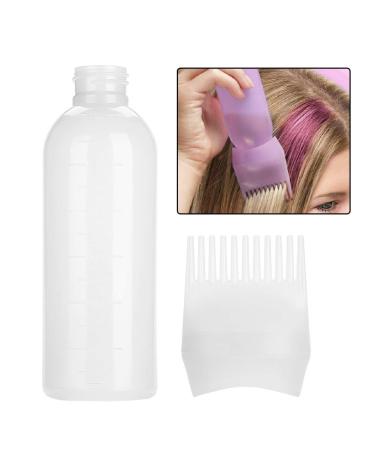 80ml Hair Color Dispenser Pump Dye Bottle with Graded Scale & Styling Comb Brush - Perfect for Salon Use - Buy Online on GoSupps.com