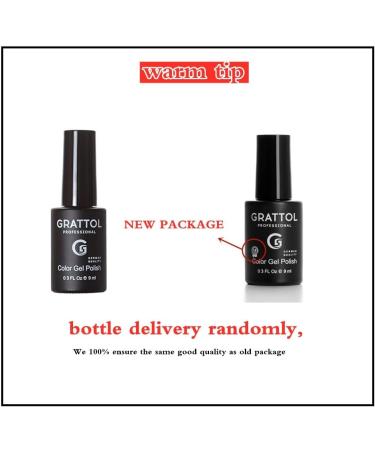 GRATTOL Professional Gel Polish UV LED Opal 02 Varnish Semi Permanent Vernis 9ml Soak Off Nail Art UV Pink Glitter Gel - (Color: no Wipe top) - Buy Online on GoSupps.com