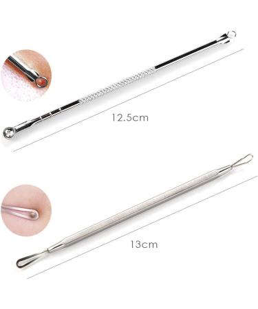 Piuruf Acne Needle Set - 7pcs Blackhead Remover Tool for Black Spots & Pore Cleansing | Comedone Extractor & Pimple Vacuum | Best Beauty Remote Tools - Buy Online on GoSupps.com
