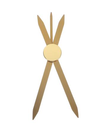 FOMIYES Eyebrow Stencil Ruler Stainless Steel Eyebrow Ruler 3 Point Positioning Makeup Caliper Ruler for Microblading