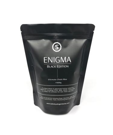 Enigma Ultimate Chain Wax - Black Edition 600g | Hot Melt Bike Chain Wax | Ultra Low Friction Formula | Long Lasting Wax Lube for Quiet & Clean Drivetrains - Buy Online on GoSupps.com