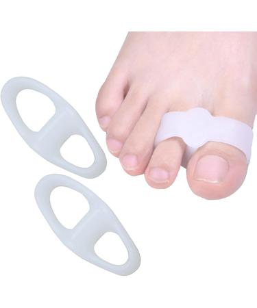 Buy Aizuoni Silicone Toe Separator - Comfortable Hammer Toe Corrector for Pain Relief | Reusable Correct Toes Smooth Solution - Buy Online on GoSupps.com