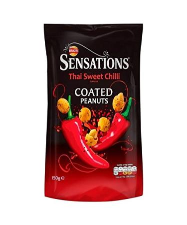 Walkers Walkers Sensations Peanuts Thai Sweet Chlli 150g Pack of 2
