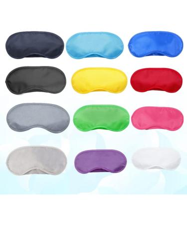 EXCEART 20pcs Blockout Light Eye Sleep Masks - Sleep Eye Shades for Men Premium Comfort Blindfolds for Sleep Silk Eye Covers & Sleep Eye Patches - Buy Online on GoSupps.com