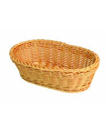 11 Oval Bread & Roll Basket  Woven Polypropylene Basket Professional Quality