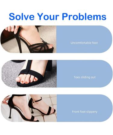 2 Pairs Pigskin Leather Ball of Foot Cushions for Women | Non-Slip High Heel Stickers | Prevent Slipping Comfort - Buy Online on GoSupps.com