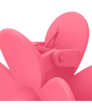 Durable Red Rose Flower Claw Clip - Big Hair Clip with Dual Locking Teeth for Girls & Women | International Shipping - Buy Online on GoSupps.com