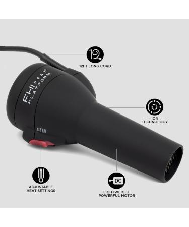 FHI Heat Platform All-In-One Handleless Hair Dryer with Attachments - Blow Out Set Comb Concentrator & Diffuser - International Shipping Available - Buy Online on GoSupps.com