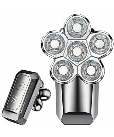 Head Shavers for Bald Men 5-in-1 Shaver Bald Men with LED Display Multifunctional 6d Floating Shaver