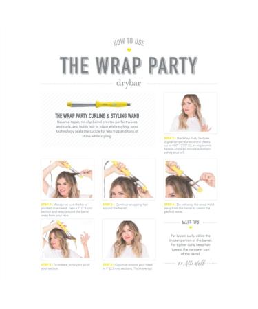Drybar The Wrap Party Curling Wand | Achieve Perfect Curls and Waves - Buy Online on GoSupps.com