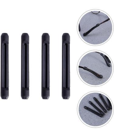 Lurrose Hearing Protection Plugs - 10 Pairs Silicone Glasses Brackets & Hangers for Reading Glasses - Shoulder Pads - Black - International Shipping - Buy Online on GoSupps.com