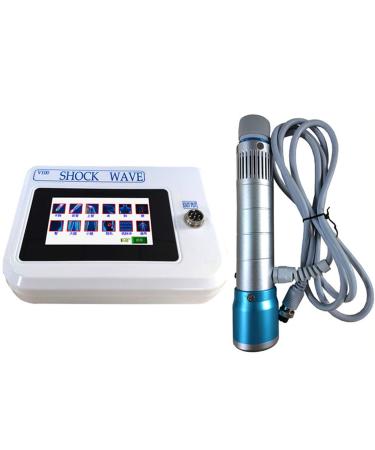 Shock wave therapy device extracorporal shock waves ED shock wave therapy device muscle shock therapy with 7 massage heads for chronic pain relief