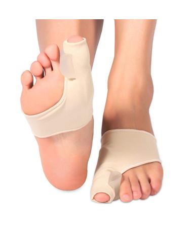 Higger 1 pair of Bunion Corrector & Bunion Relief Protector Sleeves Kit for Men Women Pain Treat Pain in Hallux Valgus Big Toe Joint Hammer Toe Toe Surf Spacer Straightener Splint