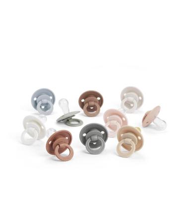 Elodie Details Silicone Pacifier 2-Pack - BPA-Free for Babies 3+ Months | Pure Khaki - Buy Online on GoSupps.com