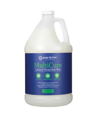 Ginger Lily Farms Botanicals MultiCure Advanced Therapy Body Wash with Tea Tree Oil  Peppermint and Aloe Vera  100% Vegan & Cruelty-Free  1 Gallon (128 fl oz) Refill - Buy Online on GoSupps.com