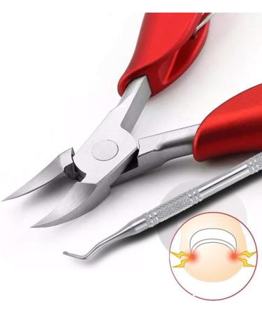 Toenail Clippers Nail Clippers Cuticle Clipper Toenail Clippers for Thick Or Ingrown Toenails - Professional Nail Clippers Cutters Nippers with Pedicure and Manicure Tools Red (Color : Red) - Buy Online on GoSupps.com