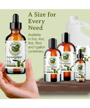 Bella Terra Oils - Organic Squalane Oil 4 oz - Dive into Organic Olive-Derived Ideal for Skin and Hair High in Vitamin E Promotes Supple & Radiant Skin 4 Fl Oz (Pack of 1) - Buy Online on GoSupps.com