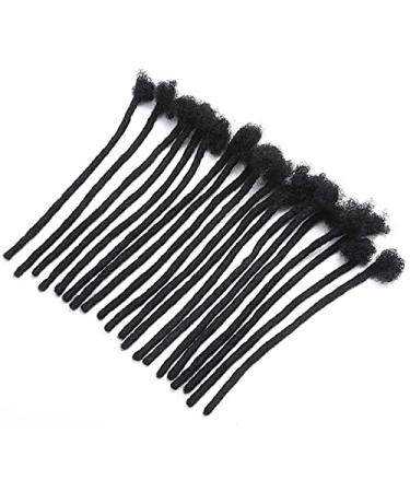 JISHENG Dreadlocks Extensions 14 Inch 100% Remy Human Hair Permanent Locs - 0.4cm Width - Buy Online on GoSupps.com