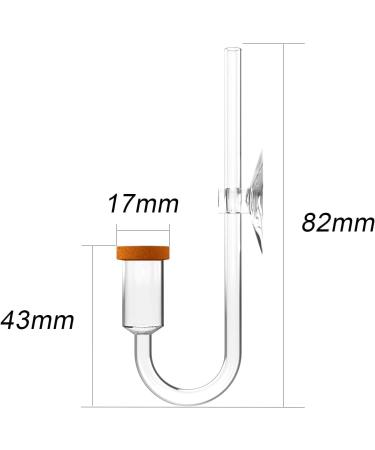 Fzone 17mm CO2 Diffuser - Ultra-Clear Acrylic | Works with All CO2 Systems | Premium Ceramic & Porous Membrane | Finest Bubbles | Made in South Korea - Buy Online on GoSupps.com